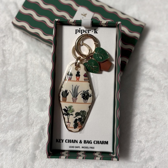 Piper K Accessories - Piper K Plant Key Chain & Bag Charm